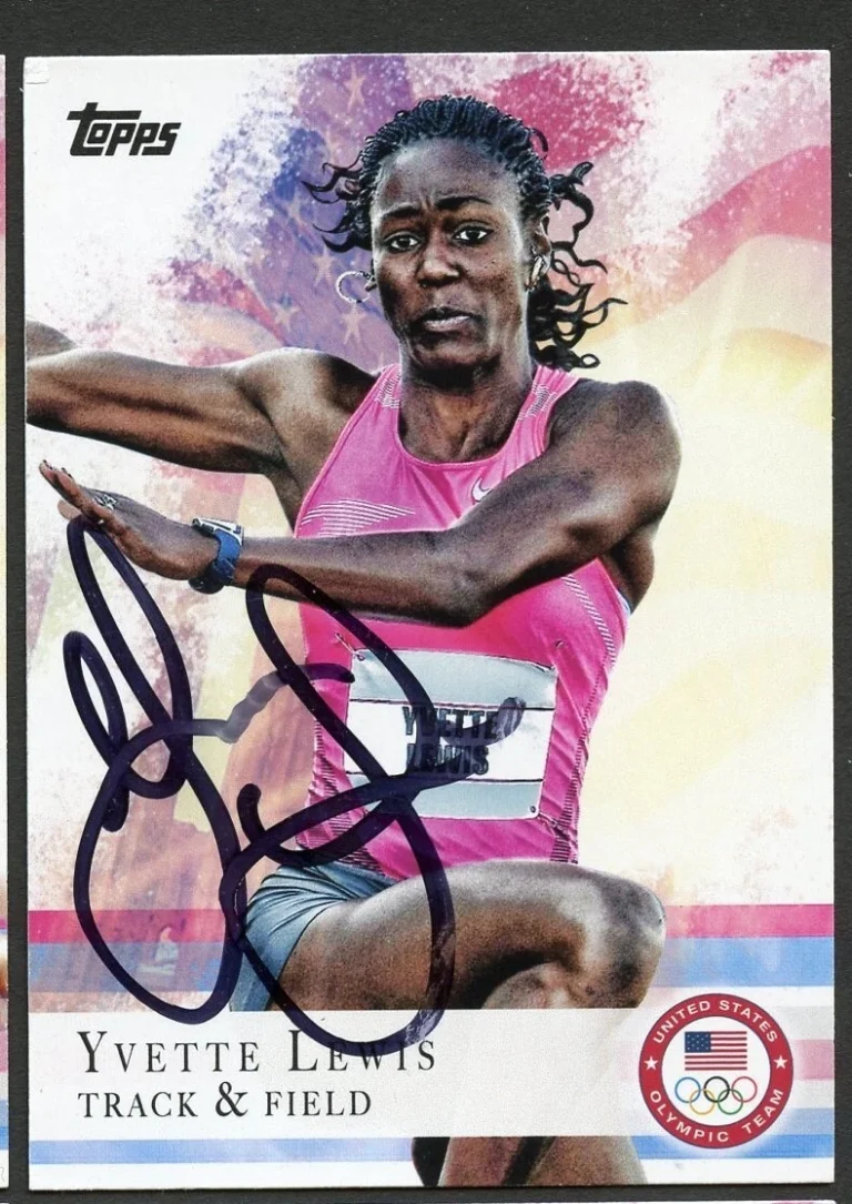 Yvette Lewis #94 signed autograph auto 2012 Topps U.S. Olympic Team Card