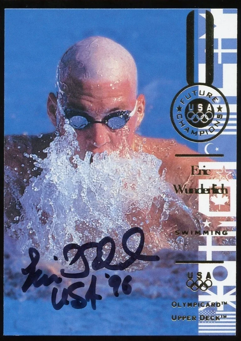 Eric Wunderlich #115 signed autograph auto 1996 Upper Deck Olympic Trading Card