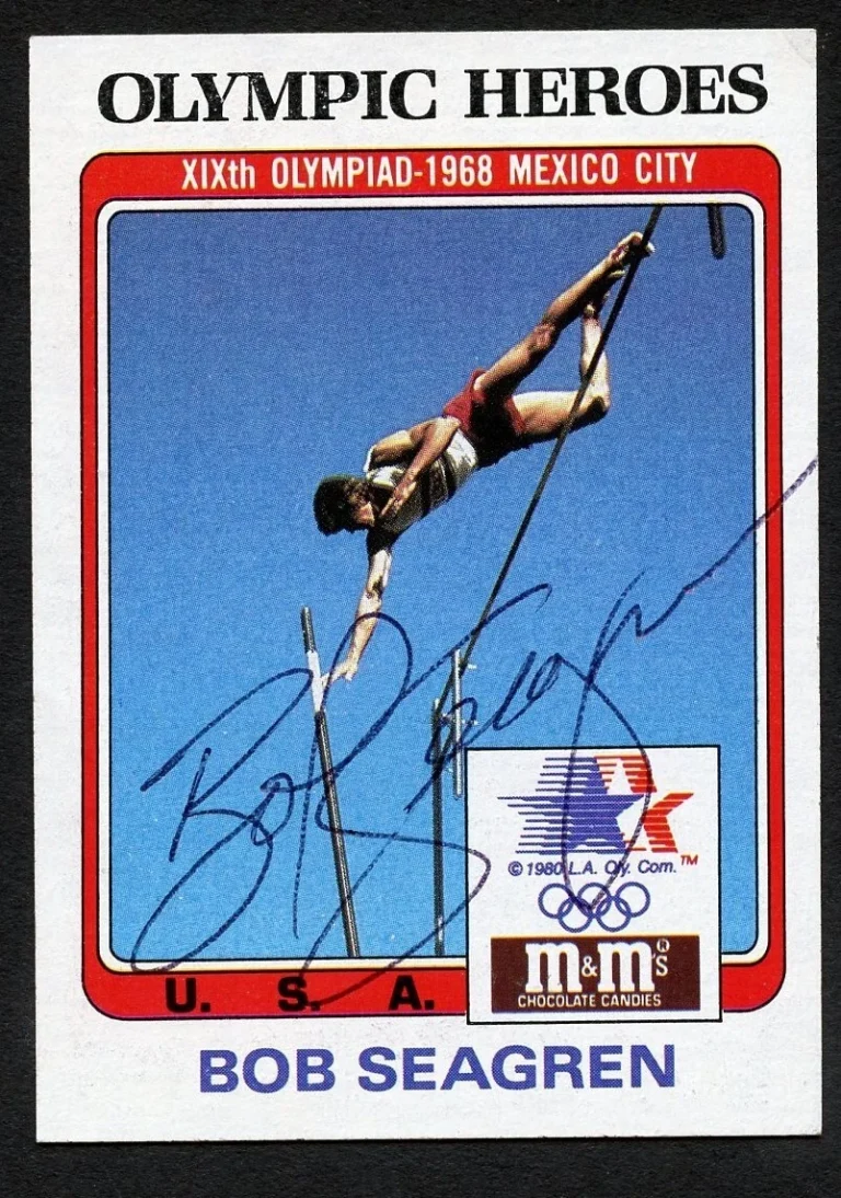 Bob Seagren #36 signed autograph auto 1983 Topps Greatest Olympians Card