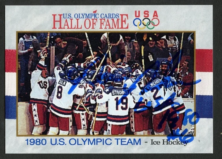Bill Baker #69 signed autograph auto 1991 Impel Olympic Hall of Fame Card