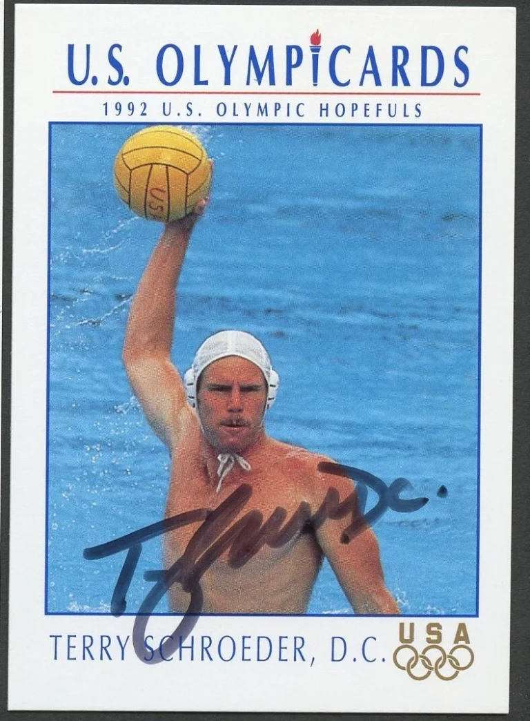 Terry Schroeder #99 signed autograph auto 1992 Impel U.S. Olympic Hopefuls Card
