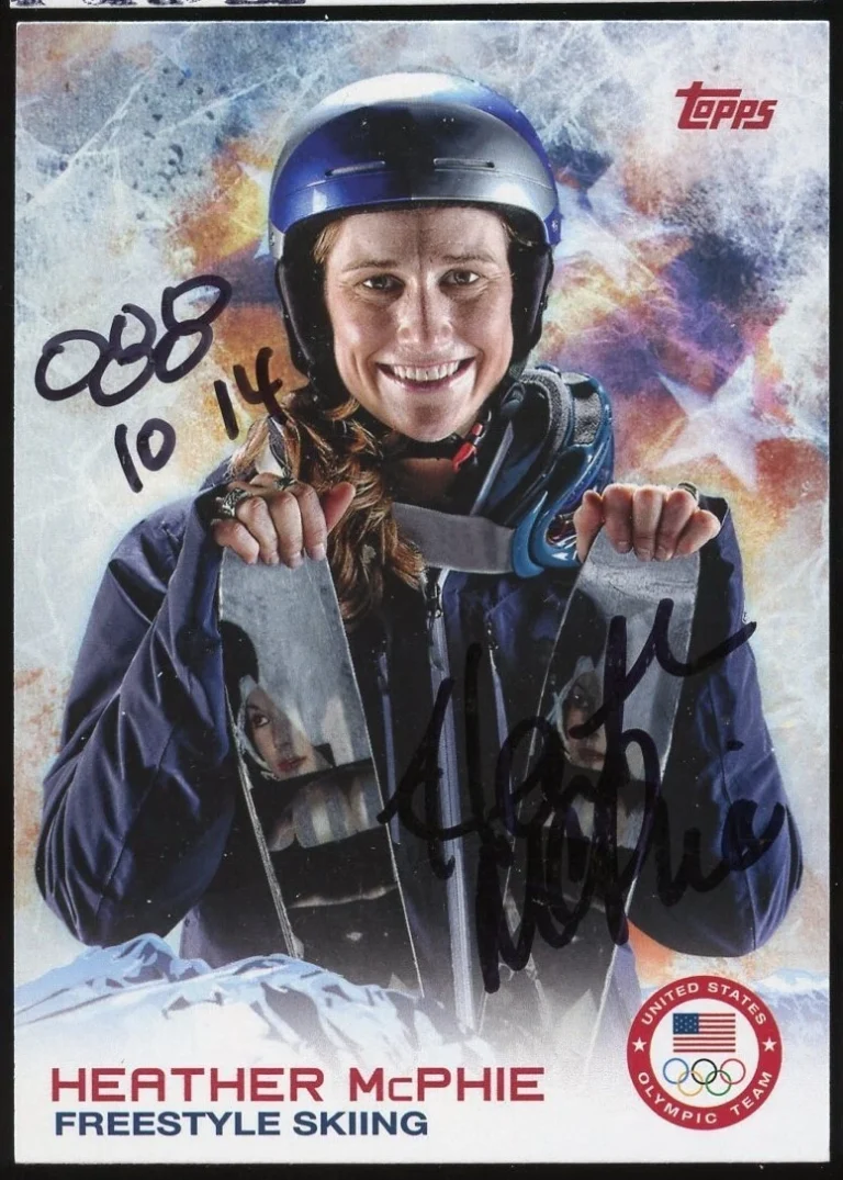 Heather McPhie #62 signed autograph auto 2014 Topps U.S. Winter Olympic Card