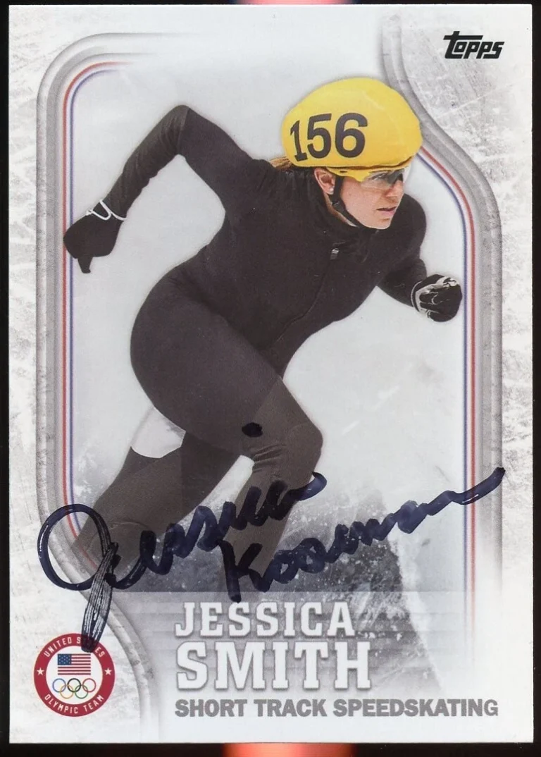 Jessica Smith #US-39 signed autograph auto 2018 Topps U.S. Winter Olympic Card
