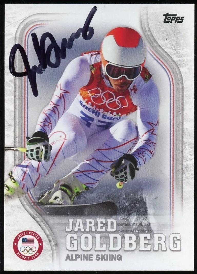 Jared Goldberg #USA-2 signed autograph auto 2018 Topps U.S. Winter Olympic Card