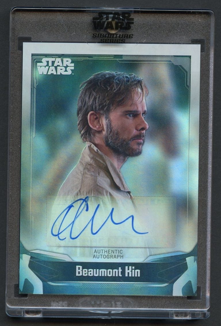 Dominic Monaghan Beaumont Kin Autograph 2021 Topps Star Wars Signature Series