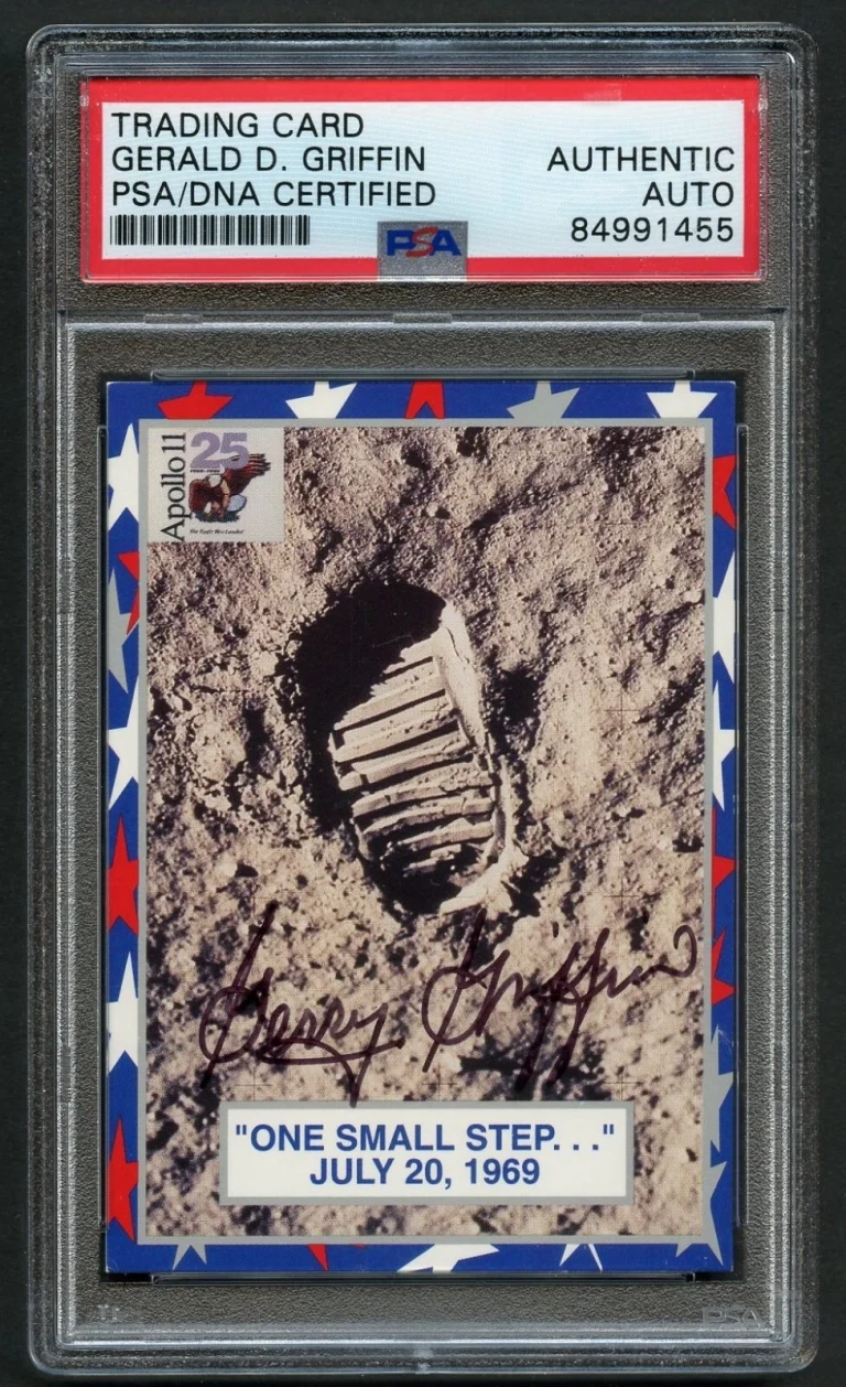 Gerald D. Griffin #25 signed autograph auto 1994 One Small Step Card PSA Slab