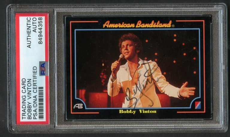 Bobby Vinton #97 signed autograph auto 1993 American Bandstand card PSA Slabbed