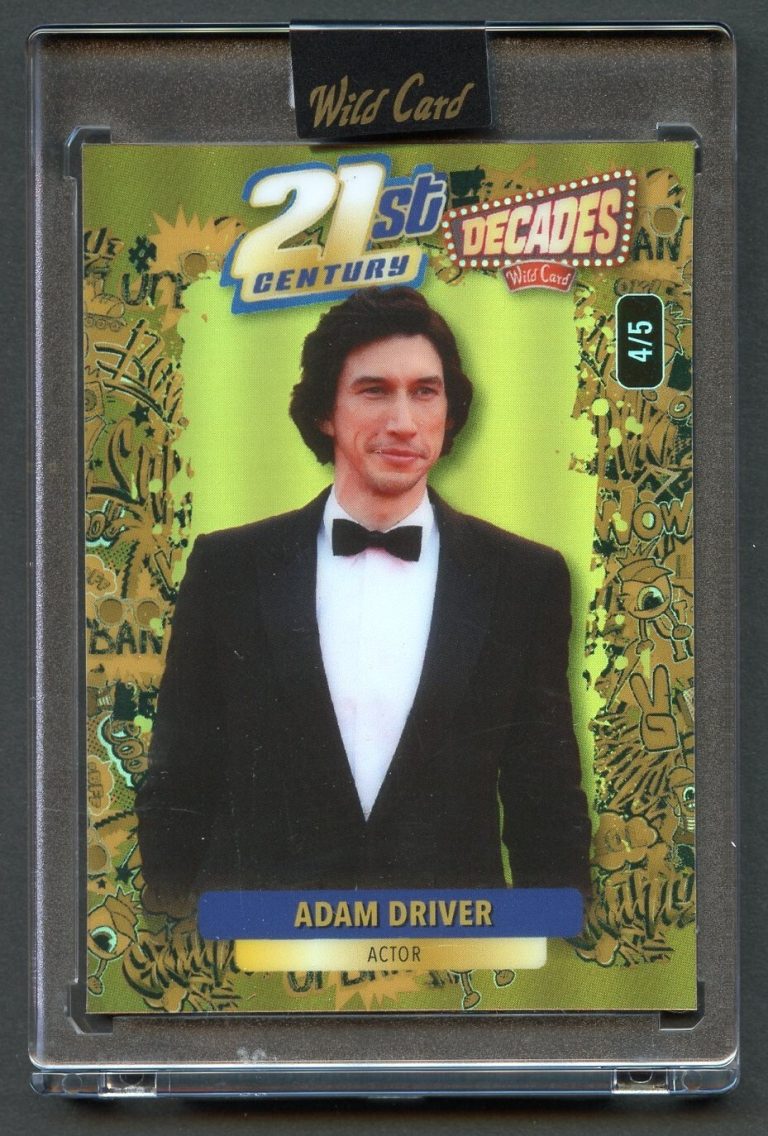 Adam Driver Special Preview Edition Actor 21st Century Decades 4/5 Wild Card