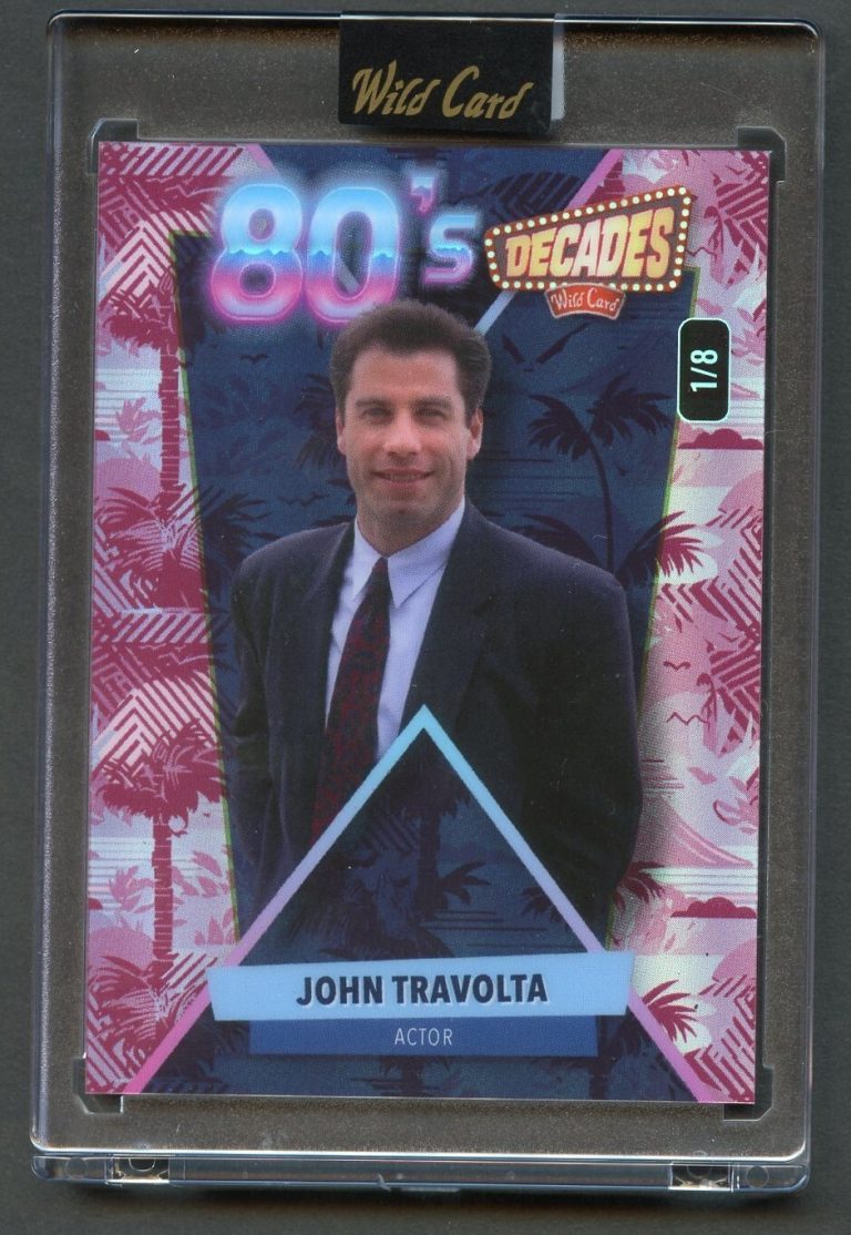 John Travolta Special Preview Edition 80's Decades Actor 1/8 Wild Card