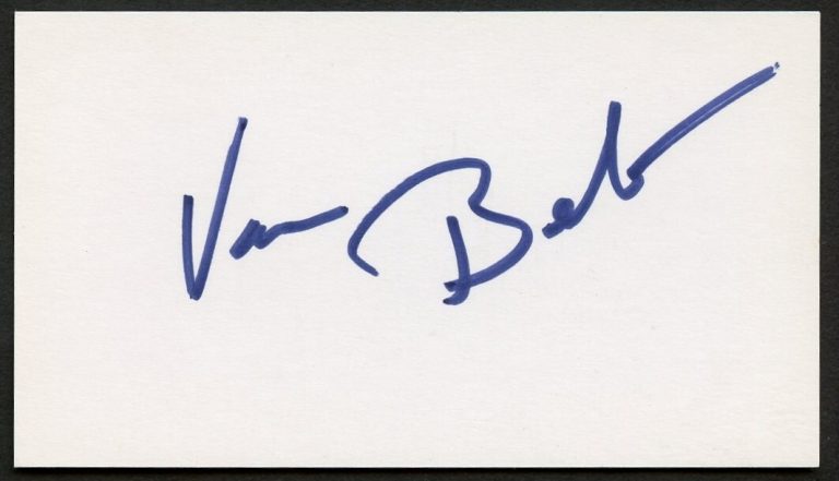 Vann Belvoir signed autograph VTB Racing Stables Business Card BC689