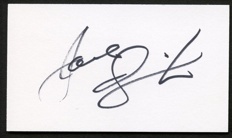 Joel Quenneville signed autograph Head Coach Blackhawks Business Card BC783