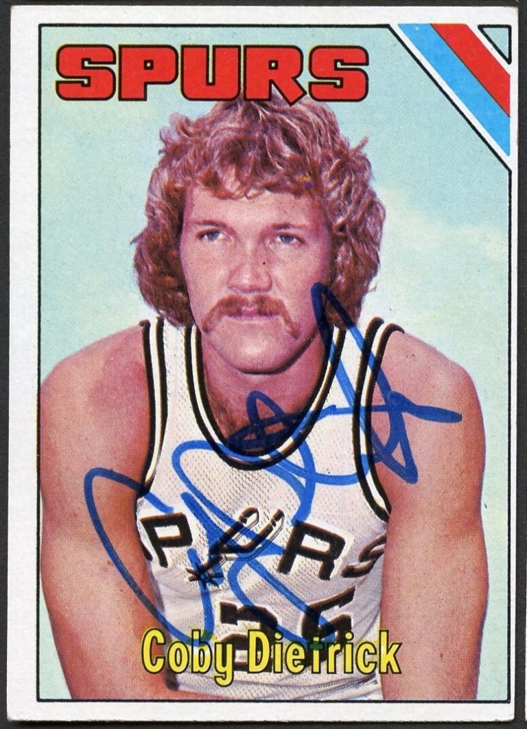 Coby Dietrick #273 signed autograph auto 1975-76 Topps Basketball Trading Card