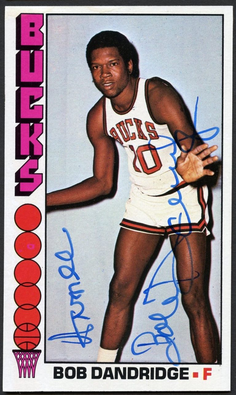 Bob Dandridge #81 signed autograph auto 1976-77 Topps Basketball Trading Card