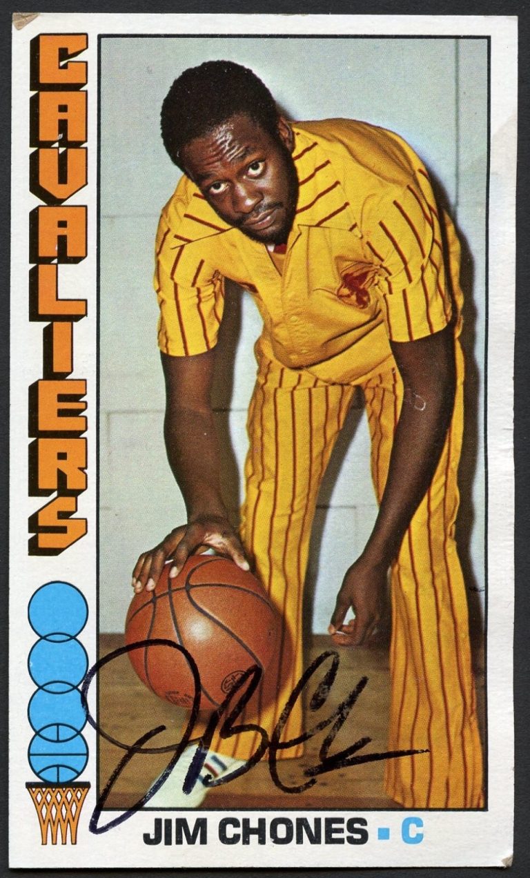 Jim Chones #97 signed autograph auto 1976-77 Topps Basketball Trading Card