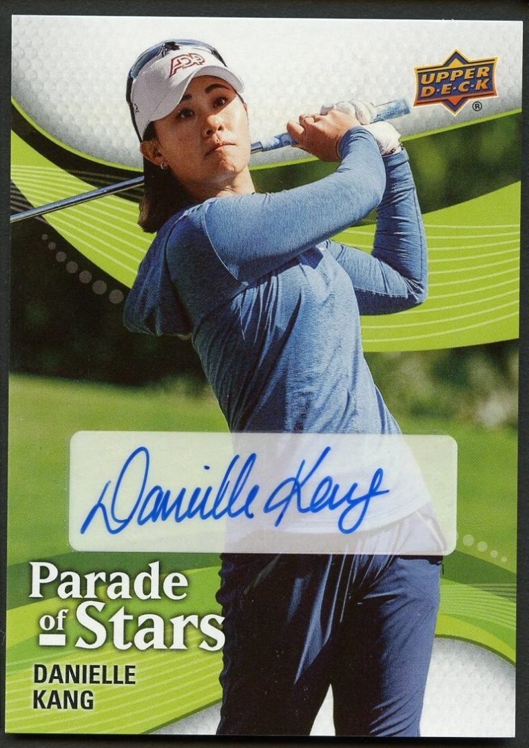Danielle Kang #PS-DK signed autograph 2022 Upper Deck Parade of Stars Golf Card