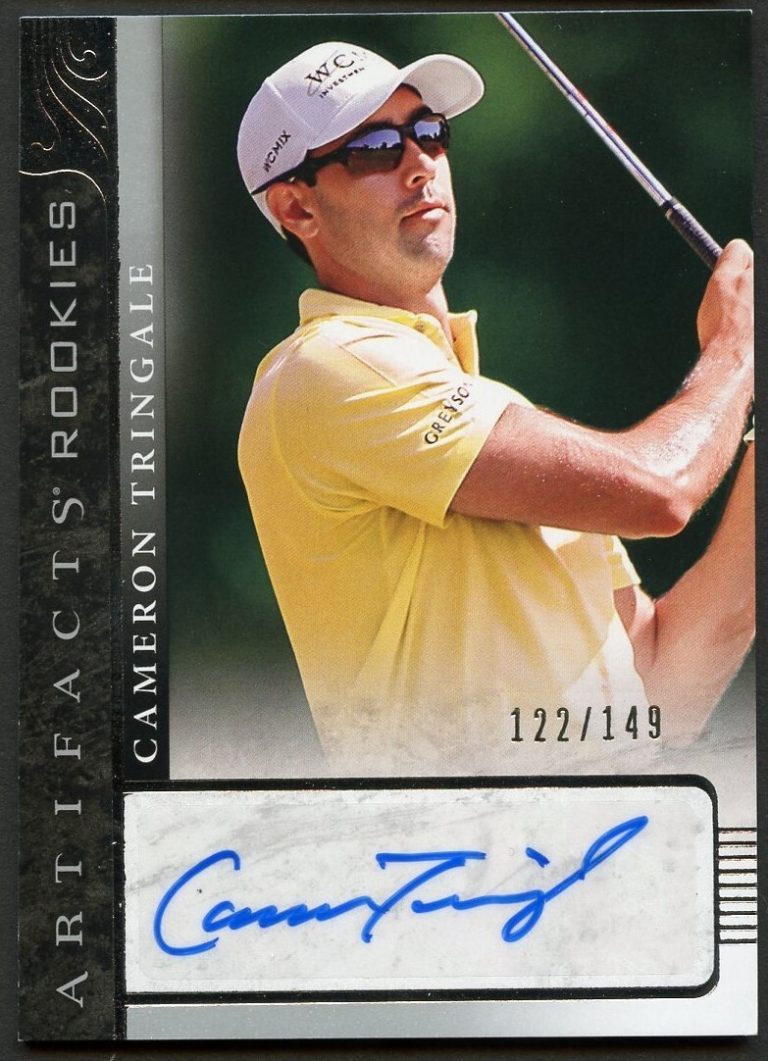 Cameron Tringale #AR-CT signed auto Artifacts Upper Deck Golf Card 122/149