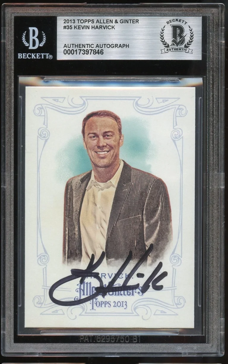 Kevin Harvick #35 signed autograph 2013 Topps Allen & Ginter Trading Card BAS