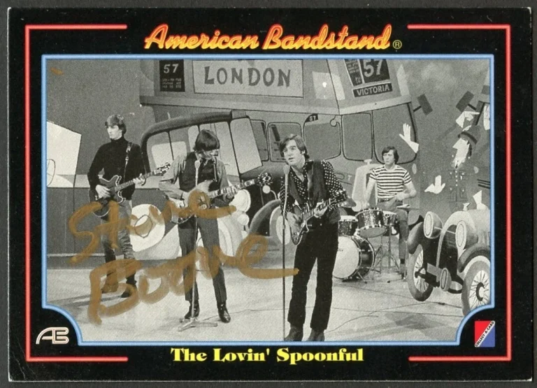 Steve Boone #80 signed auto 1993 American Bandstand The Lovin' Spoonful Card