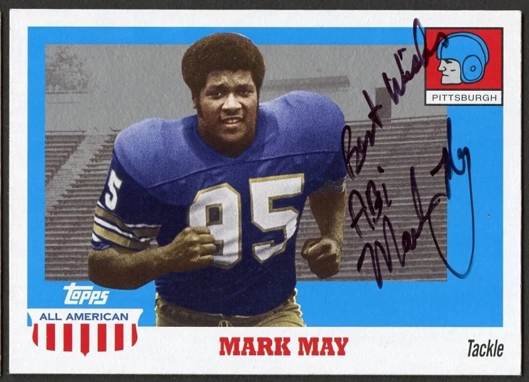 Mark May 2005 Topps All American #12 signed autograph auto Football Card