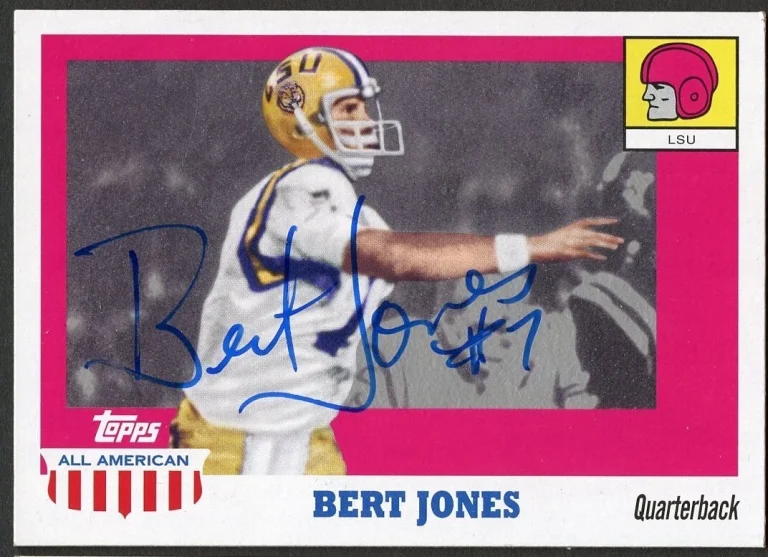 Bert Jones 2005 Topps All American #39 signed autograph auto Football Card