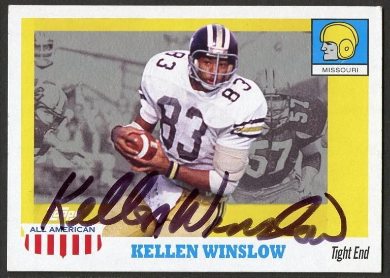 Kellen Winslow 2005 Topps All American #2 signed autograph auto Football Card