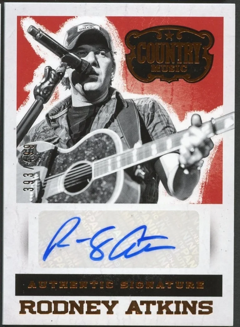 Rodney Atkins signed autograph 2014 Panini Country Music Card S-RA 393/499