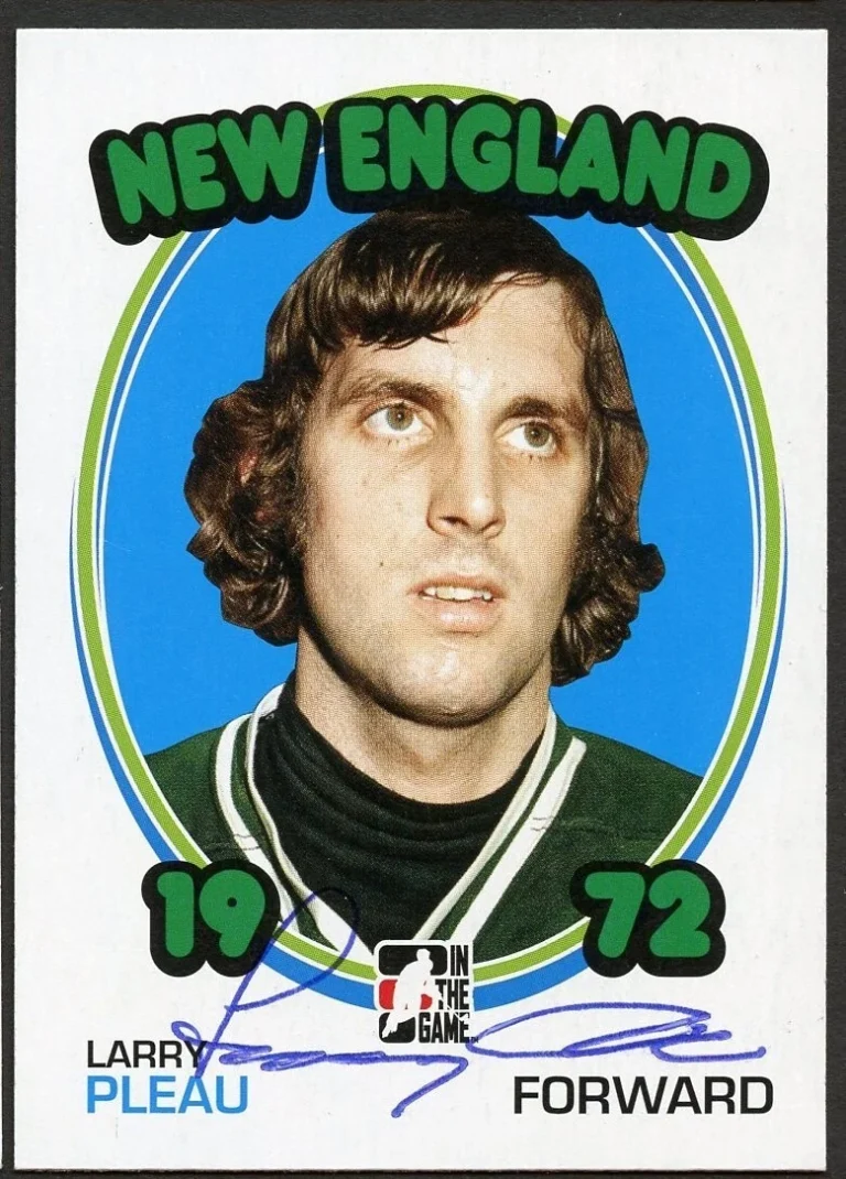 Larry Pleau signed autograph auto 2009 In The Game 1972 Year in Hockey