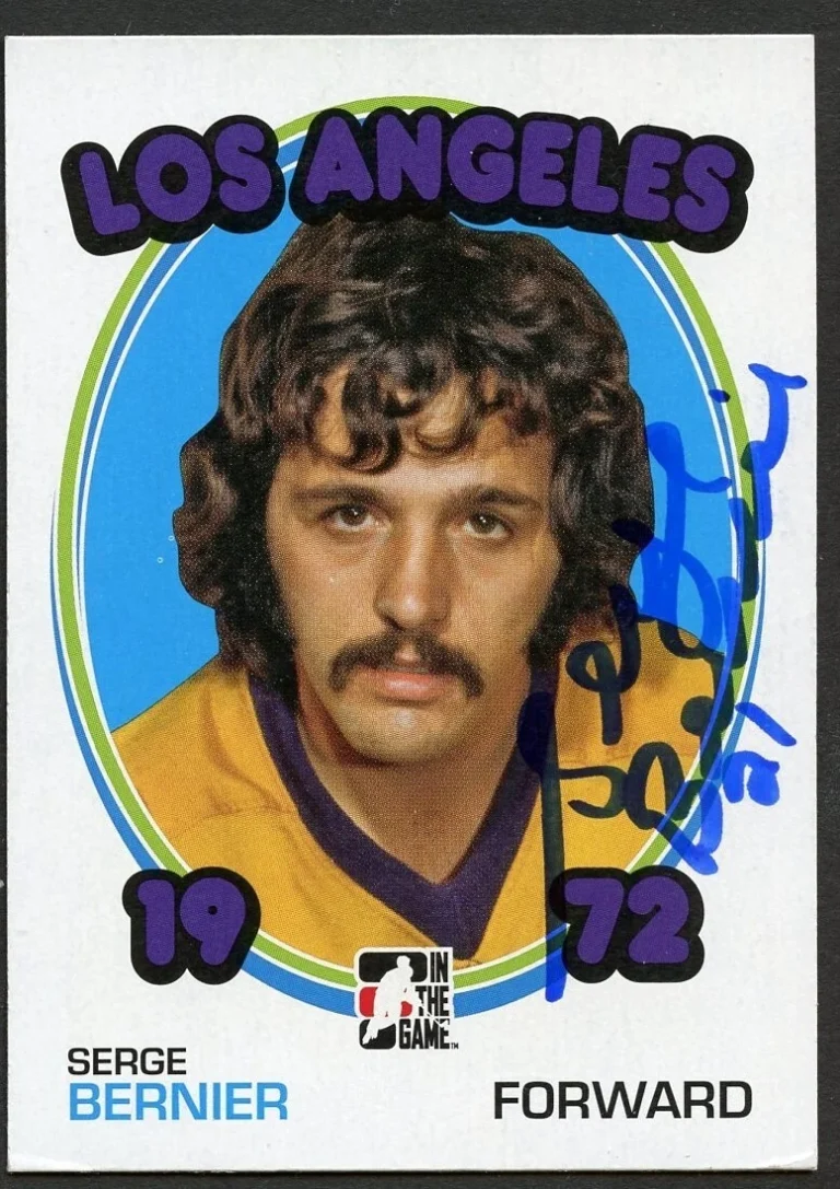 Serge Bernier signed autograph auto 2009 In The Game 1972 Year in Hockey