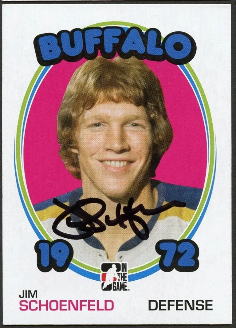 Jim Schoenfeld signed autograph auto 2009 In The Game 1972 Year in Hockey