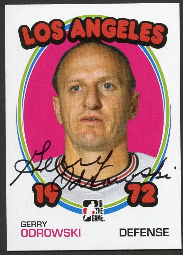 Gerry Odrowski signed autograph auto 2009 In The Game 1972 Year in Hockey
