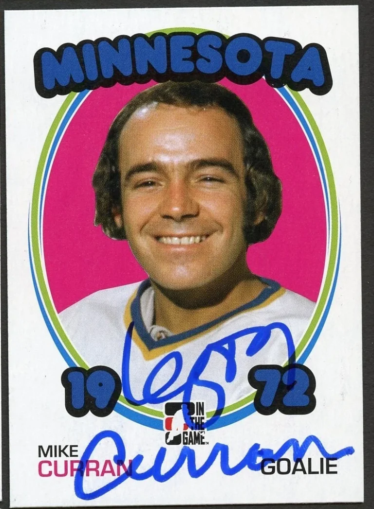 Mike Curran signed autograph auto 2009 In The Game 1972 Year in Hockey