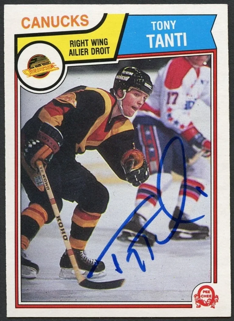 Tony Tanti #362 signed autograph auto 1983-84 O-Pee-Chee Hockey Card