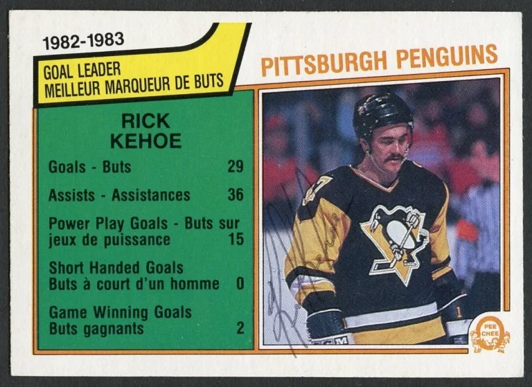Rick Kehoe #274 signed autograph auto 1983-84 O-Pee-Chee Hockey Card