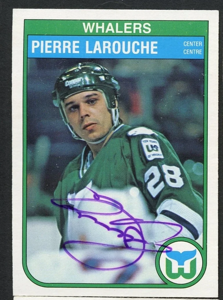 Pierre Larouche #125 signed autograph auto 1982-83 O-Pee-Chee Hockey Card