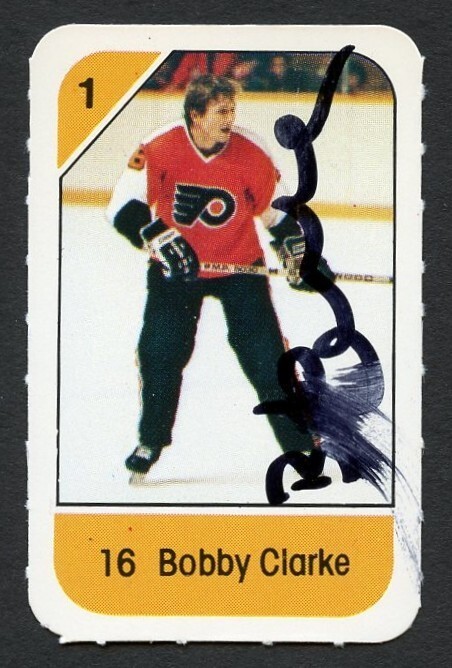 Bobby Clarke signed autograph auto 1982-83 Post Cereal NHL Hockey Card