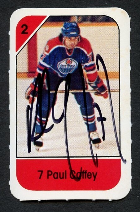 Paul Coffey signed autograph auto 1982-83 Post Cereal NHL Hockey Card
