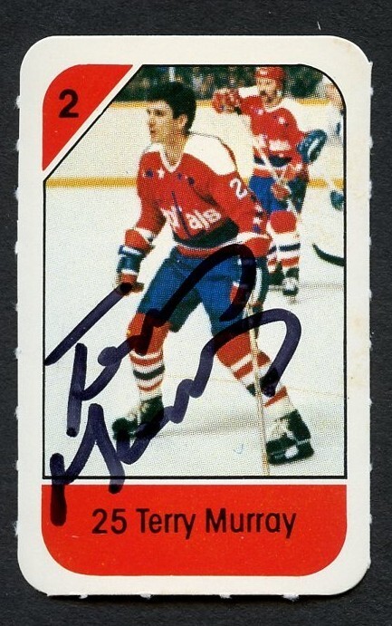 Terry Murray signed autograph auto 1982-83 Post Cereal NHL Hockey Card