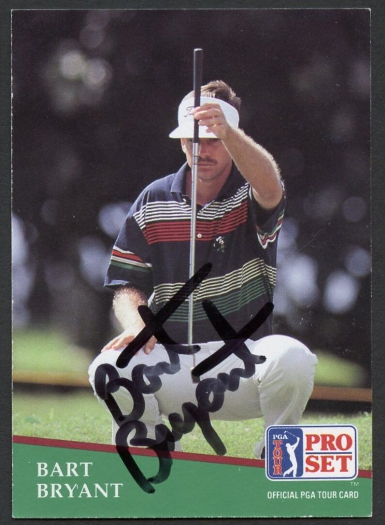 Bart Bryant #60 signed autograph auto 1991 Pro Set Golf Trading Card
