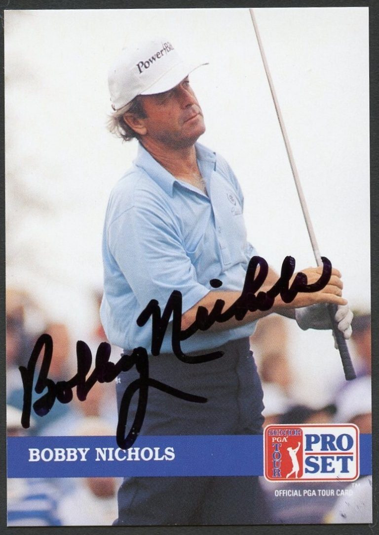 Bobby Nichols #197 signed autograph auto 1992 Pro Set Golf Trading Card