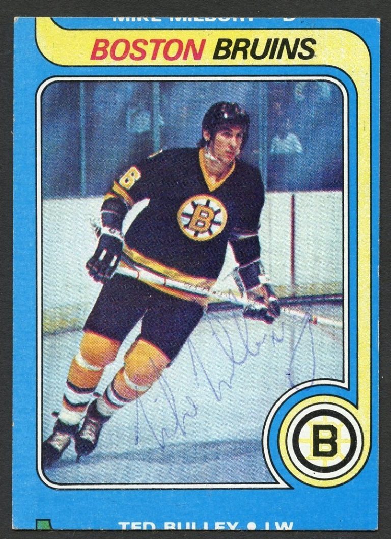 Mike Milbury #114 signed autograph auto 1979-80 Topps Hockey Trading Card