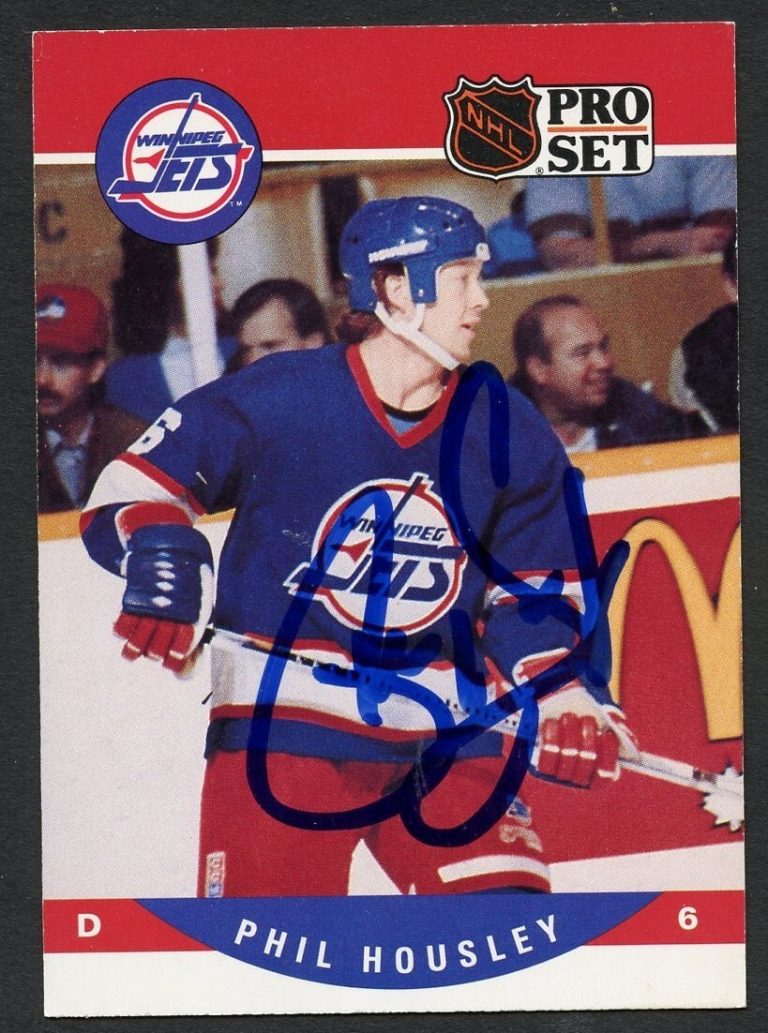 Phil Housley #562 signed autograph auto 1990-91 Pro Set Card Hockey Card