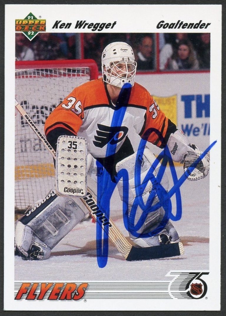 Ken Wregget # 206 signed autograph auto 1991-92 Upper Deck Hockey Card