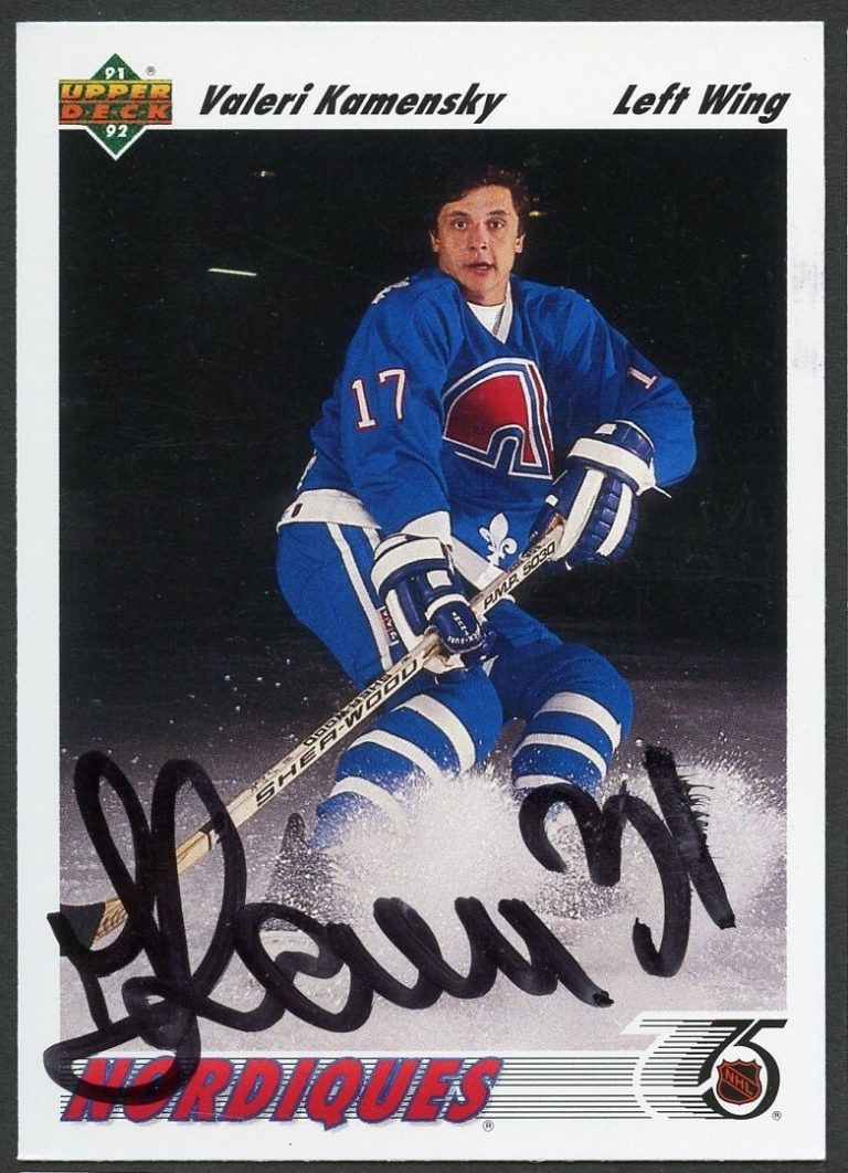 Valeri Kamensky #273 signed autograph auto 1991-92 Upper Deck Hockey Card