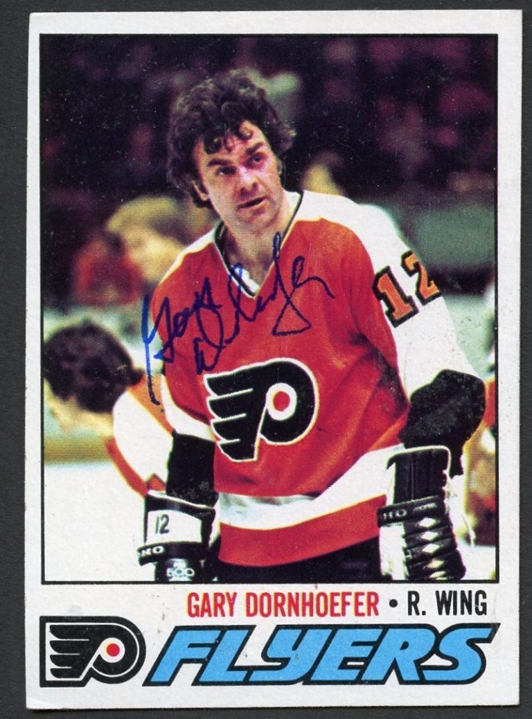 Gary Dornhoefer #202 signed autograph auto 1977-78 Topps Hockey Trading Card