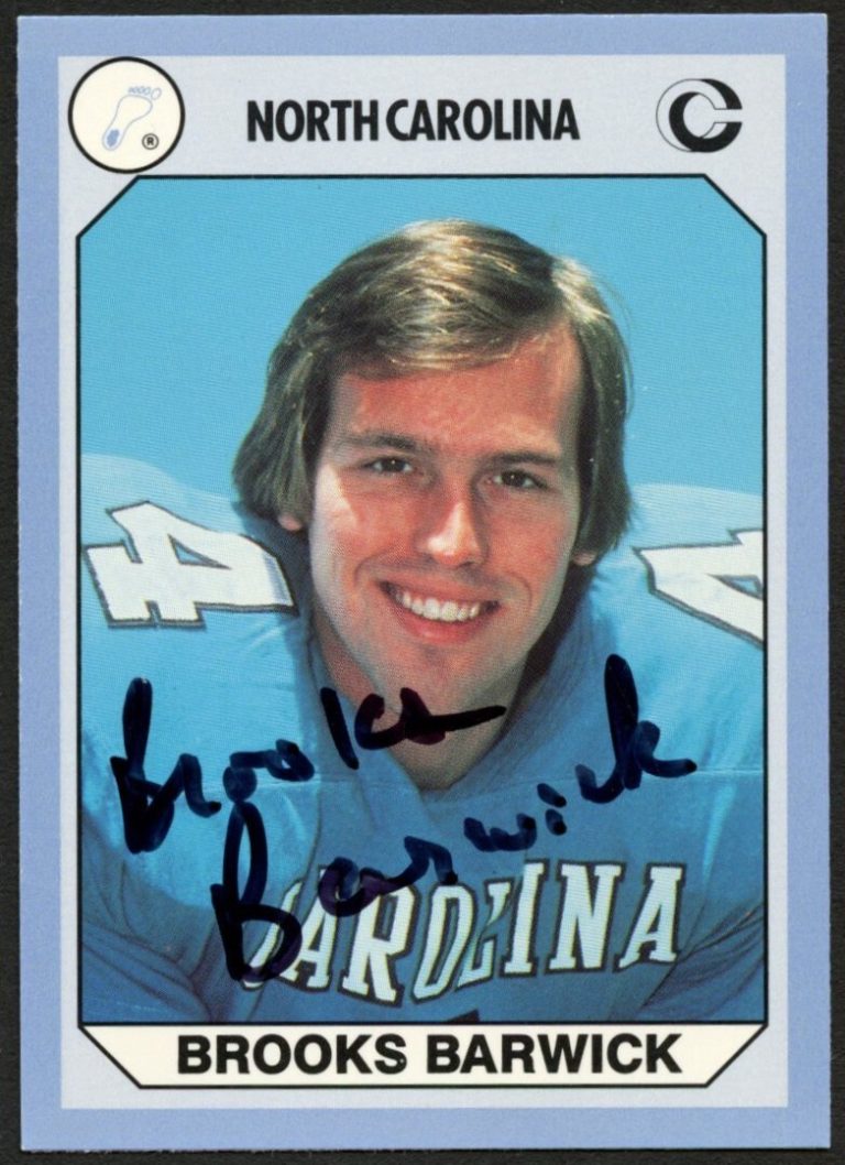 Brooks Barwick #69 signed autograph auto North Carolina Collegiate Card