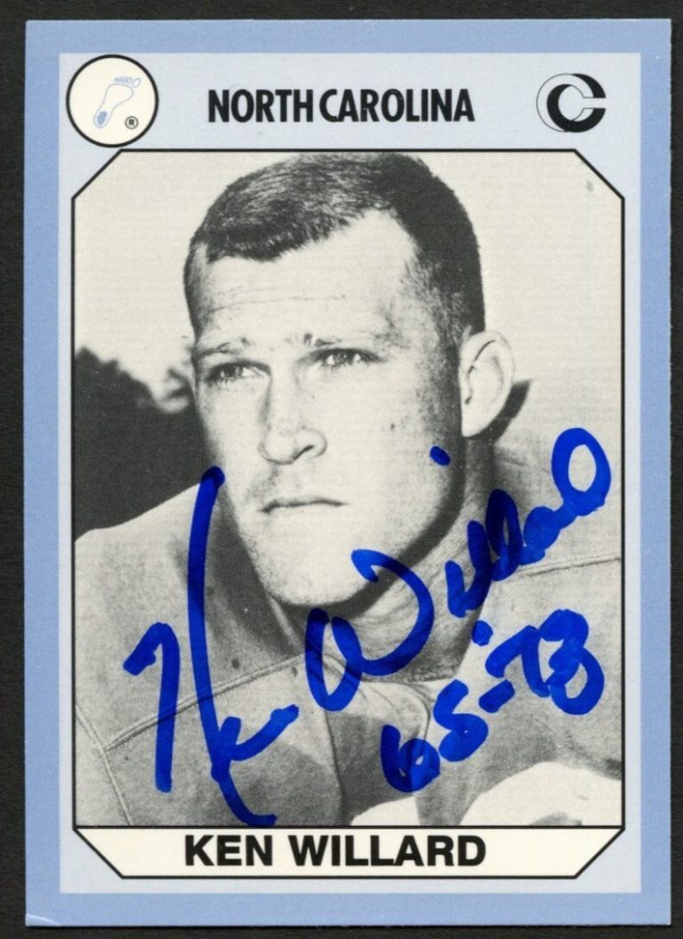 Ken Willard #148 signed autograph auto North Carolina Collegiate Card