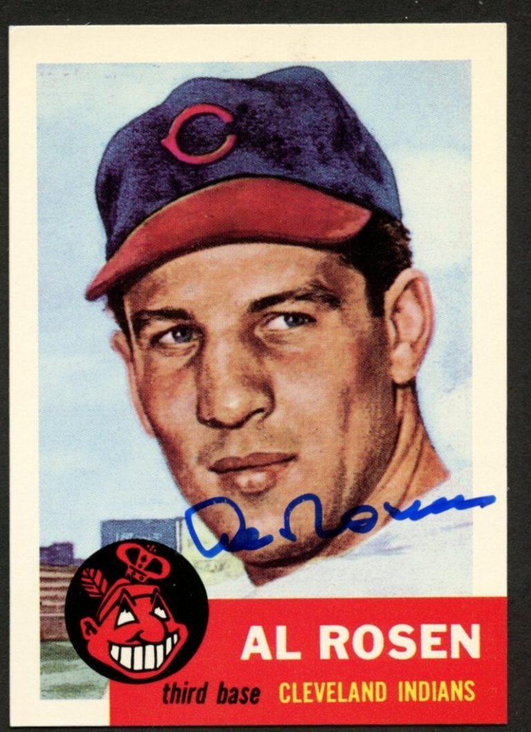 Al Rosen #135 signed autograph auto 1991 Topps 1953 Archives Card