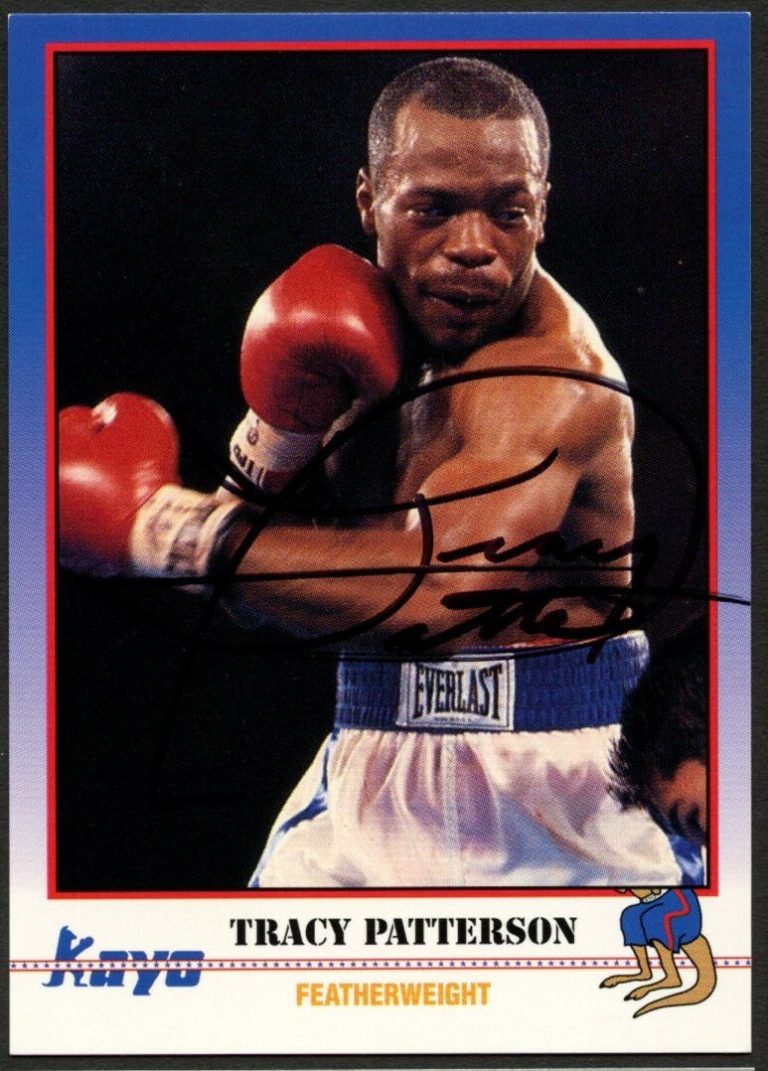 Tracy Patterson #142 signed autograph auto 1991 KAYO Boxing Trading Card