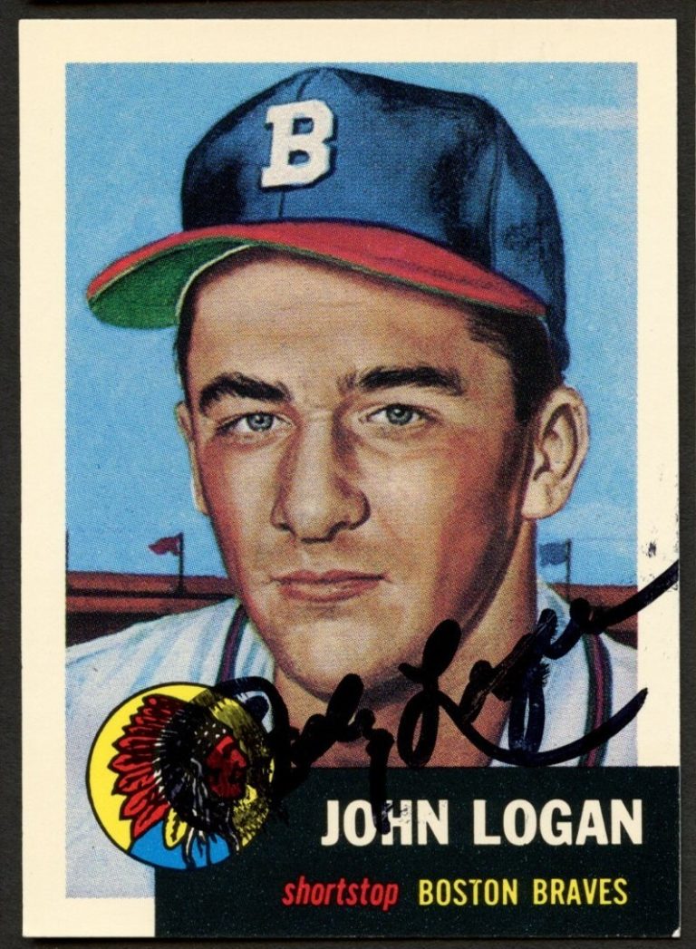 John Logan #158 signed autograph auto 1991 Topps 1953 Archives Card
