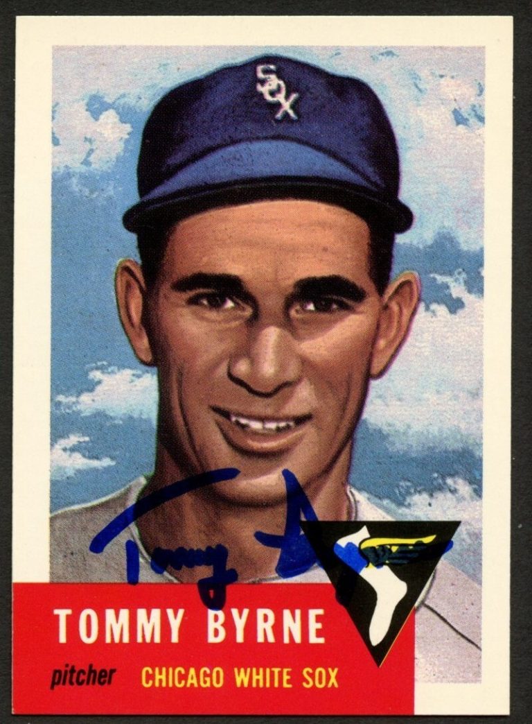 Tommy Byrne #123 signed autograph auto 1991 Topps 1953 Archives Card